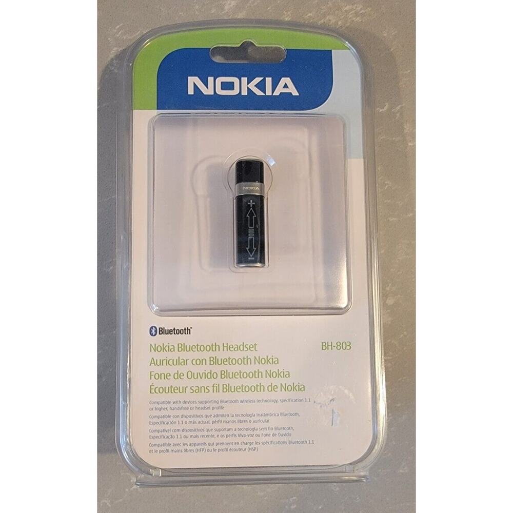 Nokia BH-803 BH803 Nokia Bluetooth Headset Headphones - Brand New Still Sealed